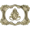 Rocaille Oval Cartouche STL for CNC