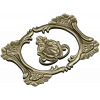 Rocaille Oval Cartouche STL for CNC
