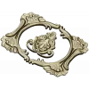 Rocaille Oval Cartouche STL for CNC