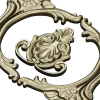 Rocaille Oval Cartouche STL for CNC