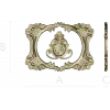 Rocaille Oval Cartouche STL for CNC