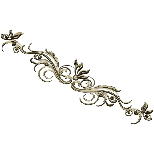 Ornamental Acanthus Scroll STL for CNC