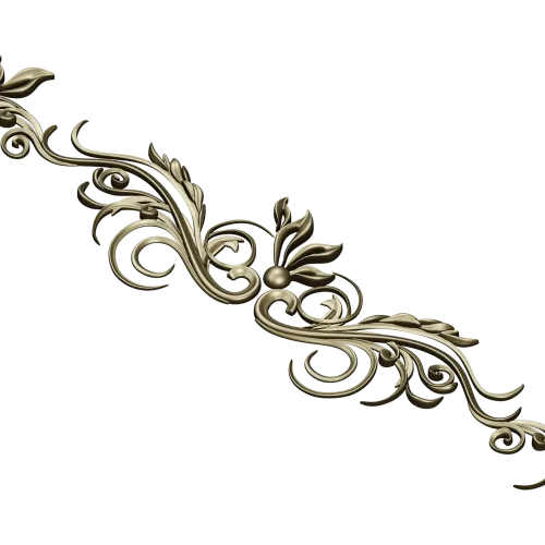 Ornamental Acanthus Scroll STL for CNC