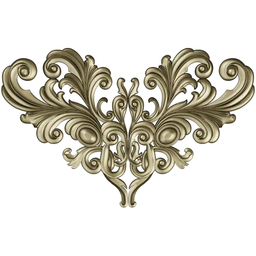 Acanthus Royale - STL 3D model for CNC carving