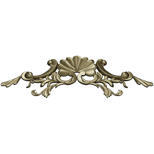 Раковинный картуш в стиле барокко - stl модель для ЧПУ