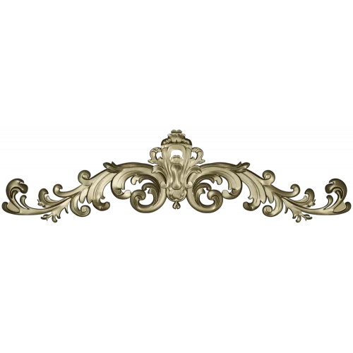 Rococo Acanthus Cartouche - STL 3D model for CNC