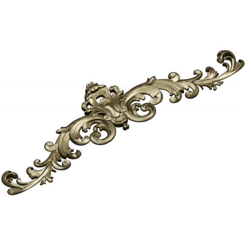 Rococo Acanthus Cartouche - STL 3D model for CNC