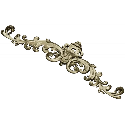 Rococo Acanthus Cartouche - STL 3D model for CNC