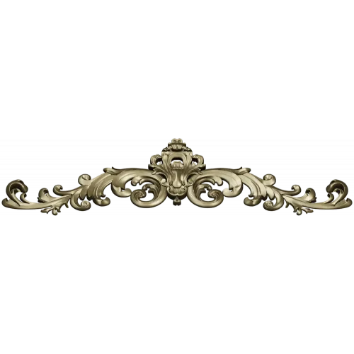 Rococo Acanthus Cartouche - STL 3D model for CNC