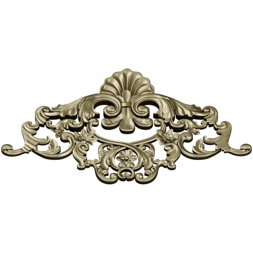 Рокайльный картуш с раковиной - STL для ЧПУ