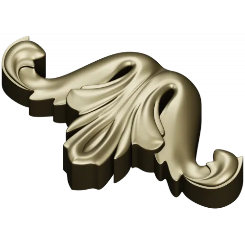 Картуш в стиле акант - 3D модель STL для ЧПУ