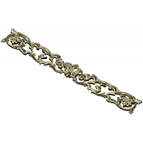 Baroque Acanthus Horizontal Ornament STL for CNC