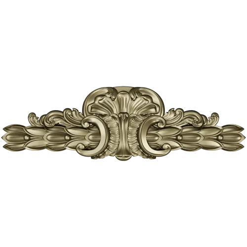 Aurelia Acanthus Cartouche - STL 3D Model for CNC