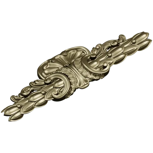 Aurelia Acanthus Cartouche - STL 3D Model for CNC