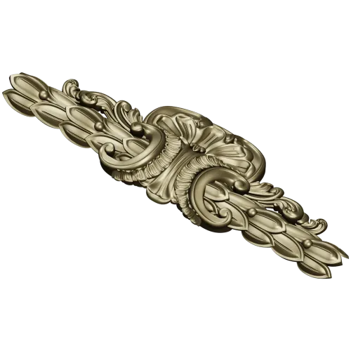 Aurelia Acanthus Cartouche - STL 3D Model for CNC