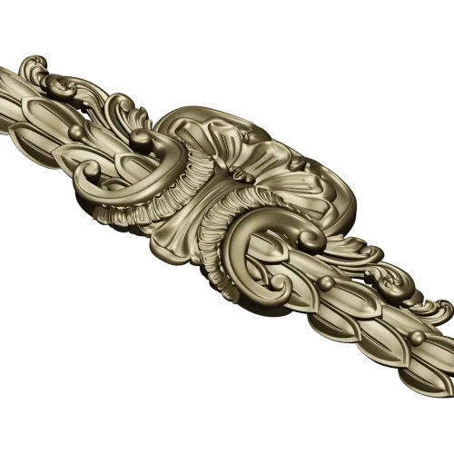 Aurelia Acanthus Cartouche - STL 3D Model for CNC