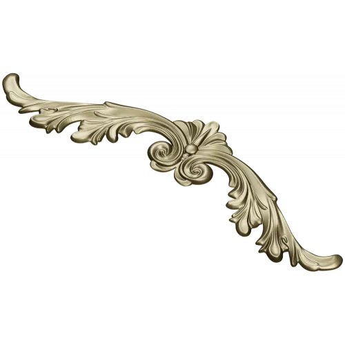 Rococo Acanthus Crest - STL 3D Model for CNC Milling