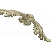 Rococo Acanthus Crest - STL 3D Model for CNC Milling