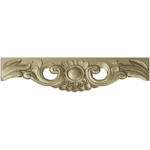 Ornate Cartouche STL 3D Model for CNC Milling