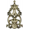 Ornate Acanthus Cartouche - STL 3D Model for CNC