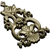 Ornate Acanthus Cartouche - STL 3D Model for CNC