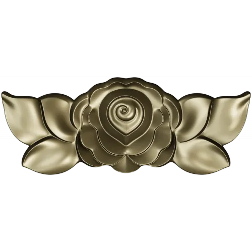 High-relief Rose Applique STL for CNC
