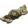 High-relief Rose Applique STL for CNC
