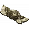 High-relief Rose Applique STL for CNC