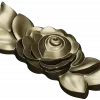 High-relief Rose Applique STL for CNC