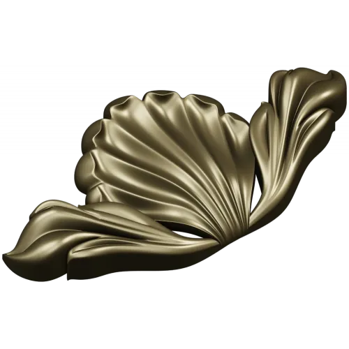 Декоративный картуш "Ракушка" - 3D модель STL для ЧПУ