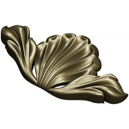 Декоративный картуш "Ракушка" - 3D модель STL для ЧПУ