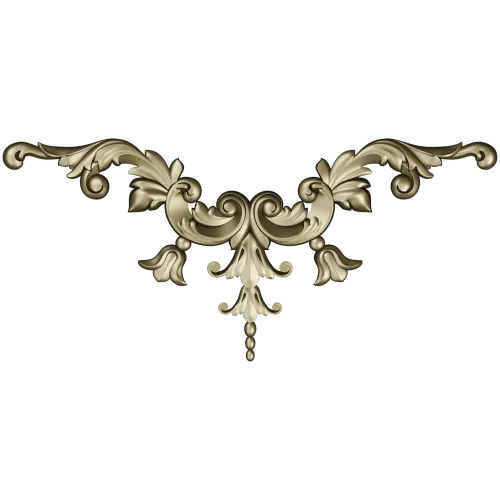 Rococo Acanthus Centerpiece - STL for CNC carving