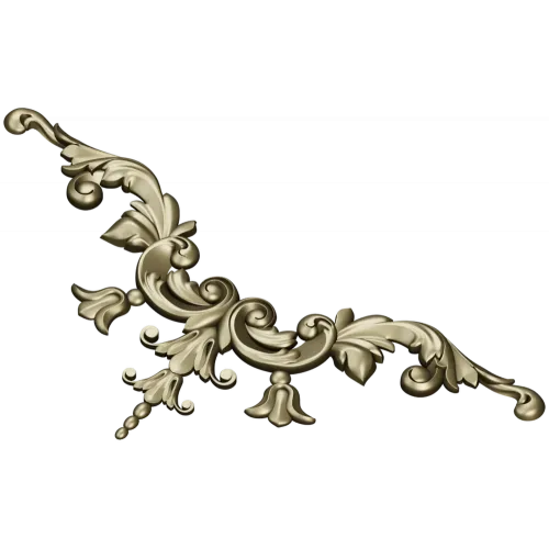 Rococo Acanthus Centerpiece - STL for CNC carving