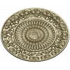 Sunflower Rosette Decorative STL for CNC milling