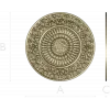 Sunflower Rosette Decorative STL for CNC milling