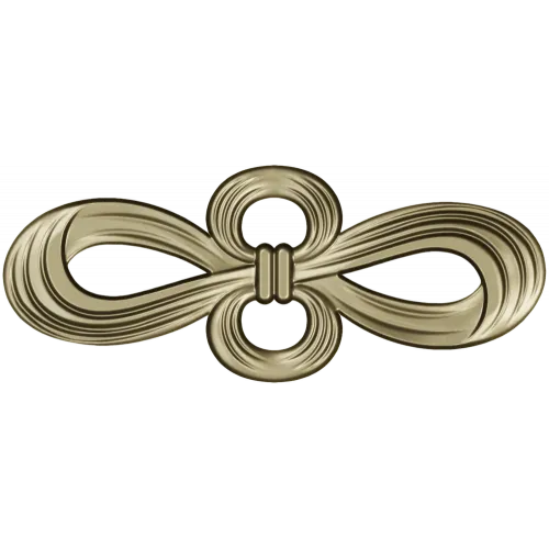 Decorative Ribbon Bow STL 3D Model for CNC Milling