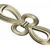 Decorative Ribbon Bow STL 3D Model for CNC Milling