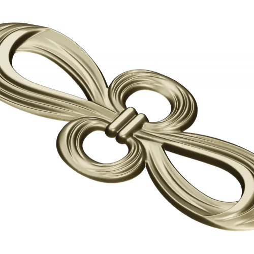 Decorative Ribbon Bow STL 3D Model for CNC Milling