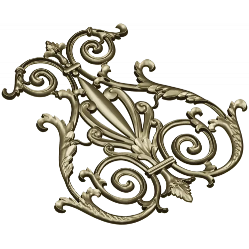 Regal Rocaille Cartouche STL for CNC