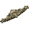 Baroque Fleur Cartouche - STL 3D model for CNC