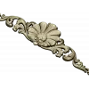 Imperial Fleur Cartouche - high-relief 3D model STL for CNC carving