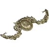 Victorian Cameo Garland - 3D STL model for CNC carving
