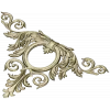 Corner Acanthus Cartouche STL 3D model for CNC