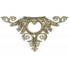 Corner Acanthus Cartouche STL 3D model for CNC