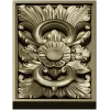 Барочный картуш с розеттой - STL 3D модель для ЧПУ