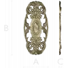 Ornate Oval Cartouche STL for CNC Router