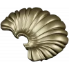 Shell Fan Relief - STL 3D model for CNC milling