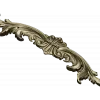 Ornamental Rococo Horizontal Applique STL 3D Model for CNC