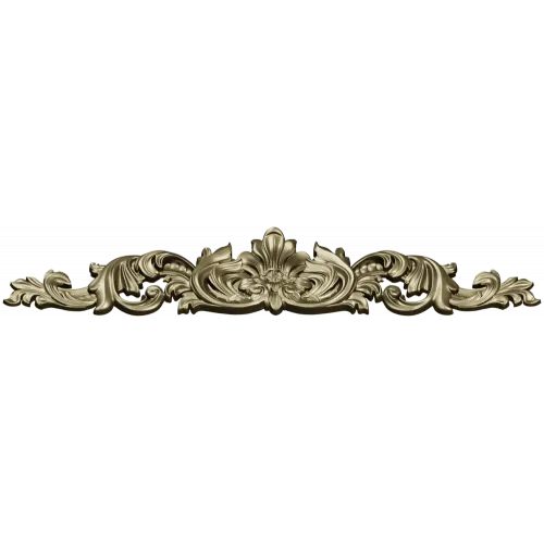 Baroque Acanthus Crest - STL 3D model for CNC