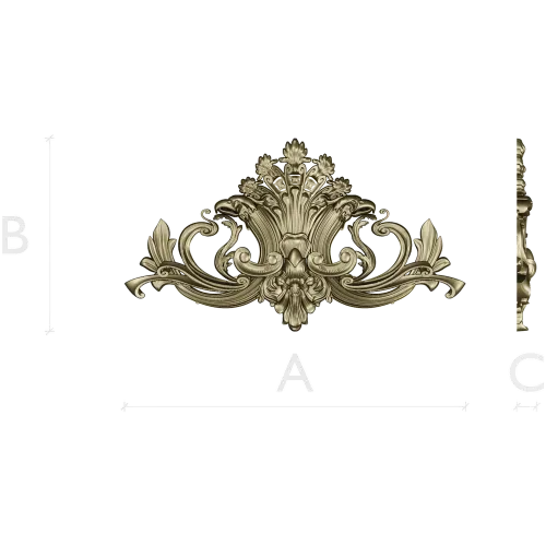 Картуш "Флориан" - 3D модель STL для ЧПУ